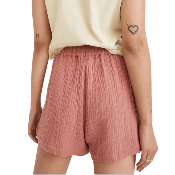 Madewell Easy Pull-On Lightspun Shorts - Picture 2 of 5